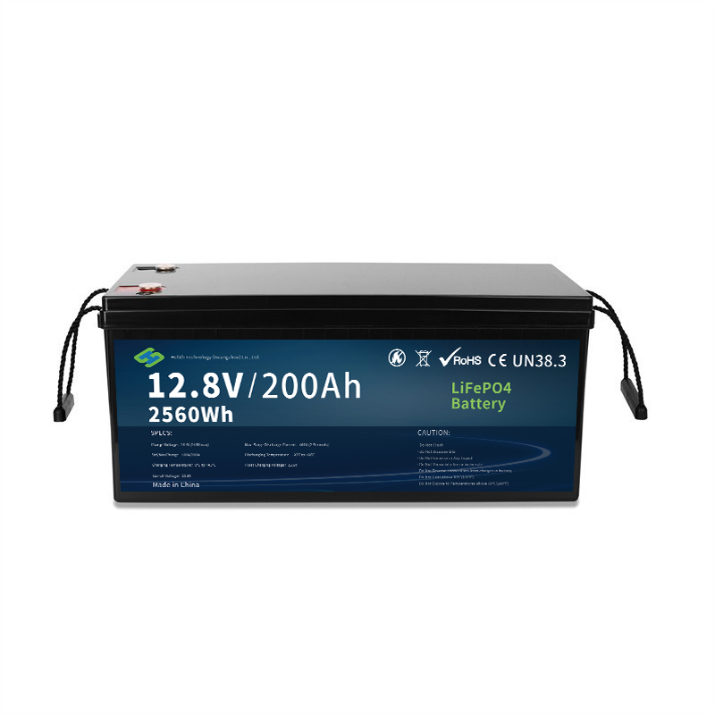 12.8V 200Ah 2560Wh LiFePO4 Battery