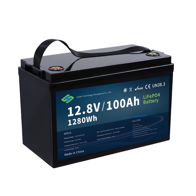 12.8V 100Ah Lithium Iron Phosphate LiFePO4 Battery